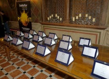 Sixteen category winners and a design award