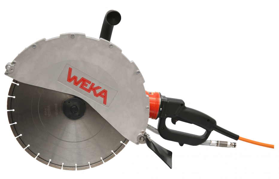 Professional Demolition International The new diamond disc saw TS40 LH from Weka designed for