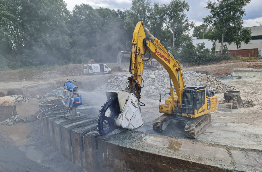 Professional Demolition International - Using ‘DMW’ cutter wheels for ...